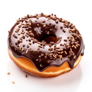 Donut au chocolat