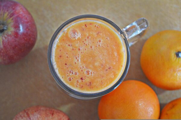Hiver : Smoothie basque détox (épinard & agrumes)