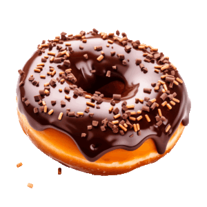 donut chocolat